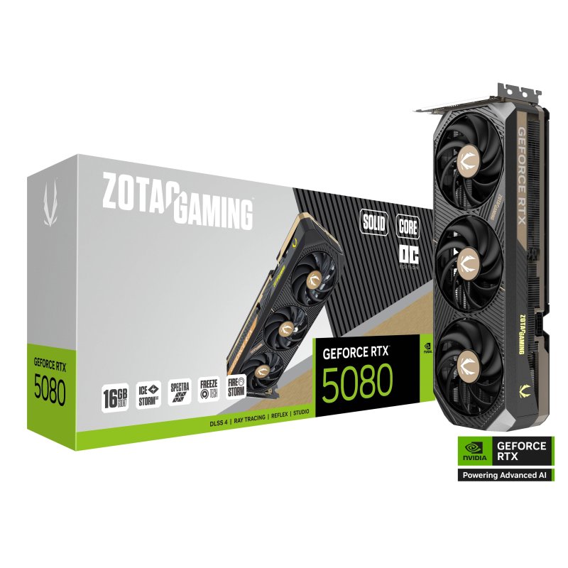 GPU ZOTAC RTX 5080 16GB 3FAN
