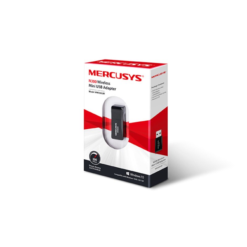 ADAPTADOR DE RED MERCURYS MW300UM N300 MINI USB
