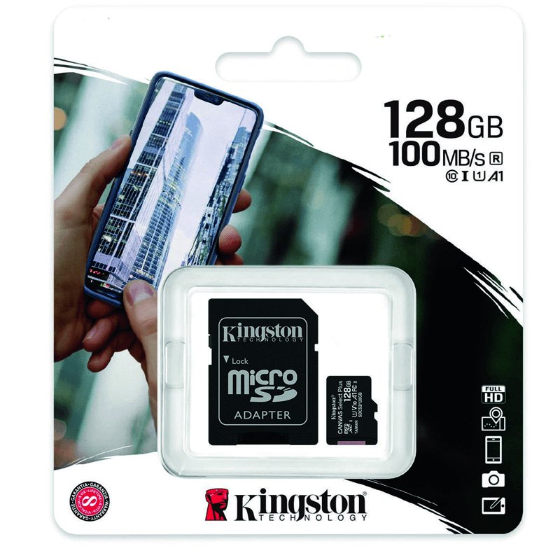 MEMORIA MICRO SD KINGSTON CENVAS 128GB