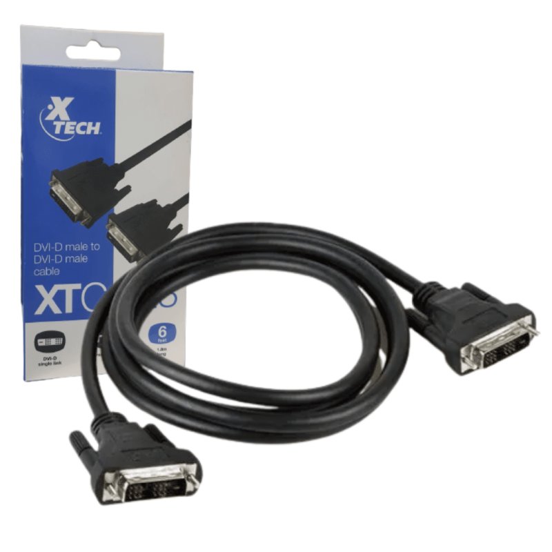 CABLE XTECH XTC328 DVI-D MALE A DVI-D MALE