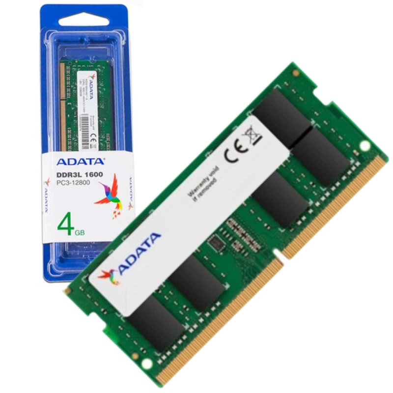 MEMORIA RAM ADATA SODIMM 4GB DDR3 1600MHZ PC3-12800