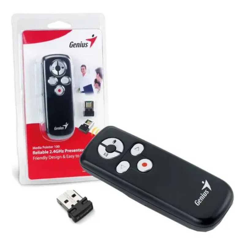 CONTROL REMOTO GENIUS MEDIA POINTED 100B