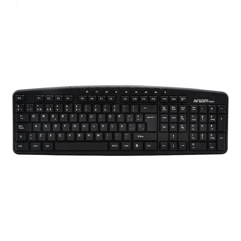 TECLADO DE OFICINA ARGON ARG KB 7807 MULTIMEDIA