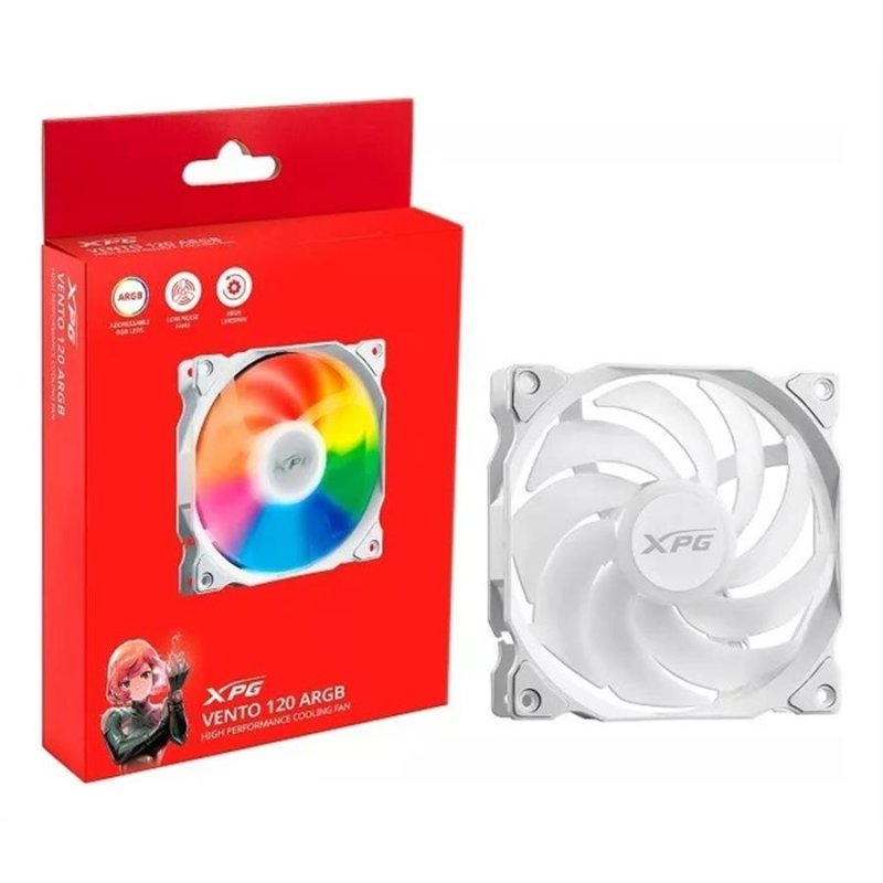 FAN XPG 120MM VENTO 120 ARGB WHITE
