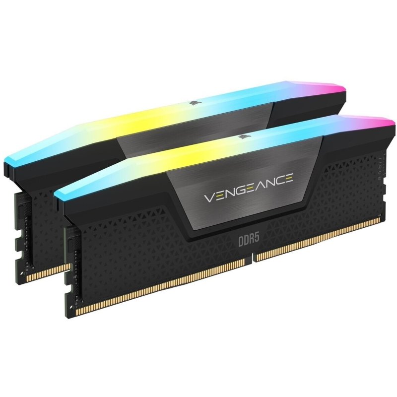 MEMORIA RAM CORSAIR VENGEANCE RGB DDR5 32GB (2X16GB) 6400MT KIT