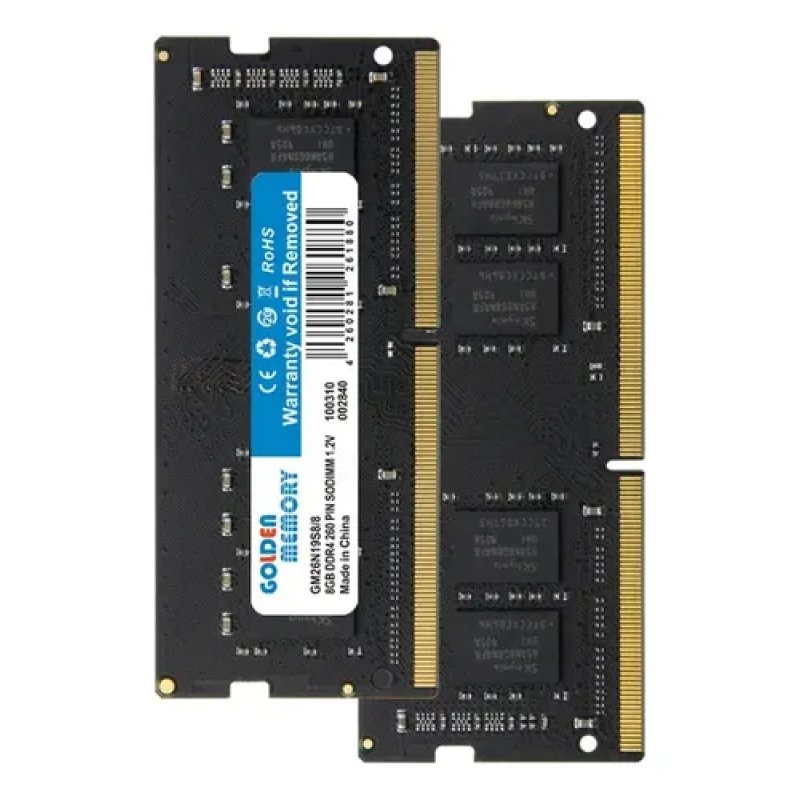 MEMORIA RAM DDR4 GOLDEN MEMORY 8GB 3200MHZ BLACK RGB