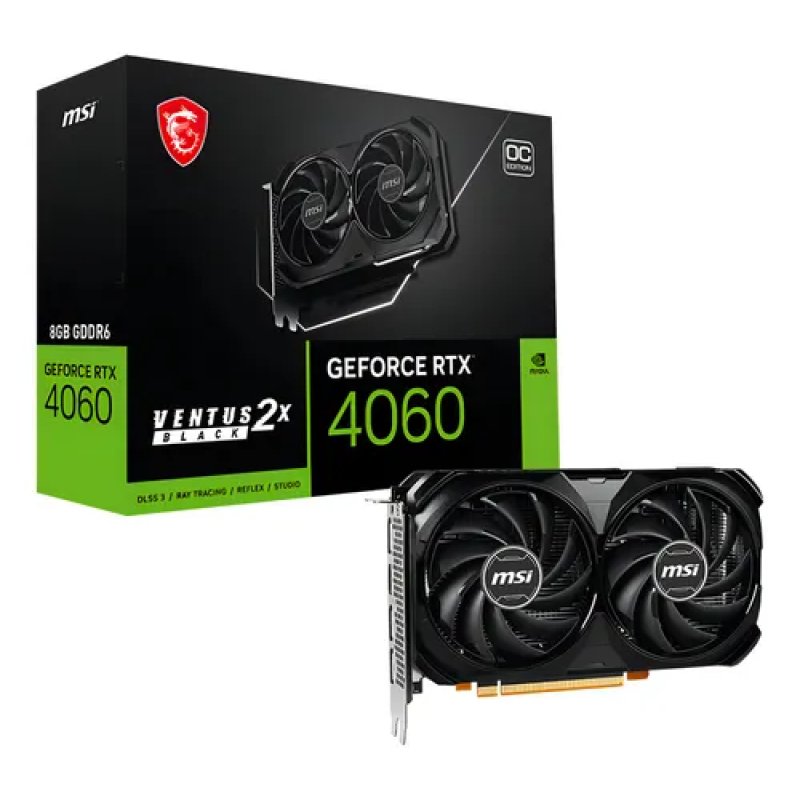 TARJETA GRAFICA MSI RTX 4060 8GB 2 FAN